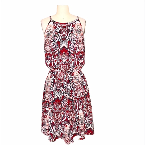 Banana Republic Dresses & Skirts - Banana Republic Floral Halter Fit & Flare Dress
